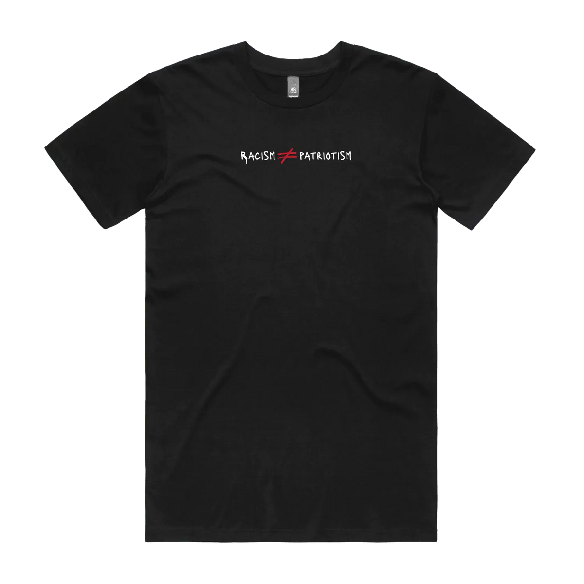Black front flat lay