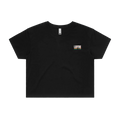 Black front flat lay