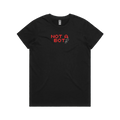 Black front flat lay