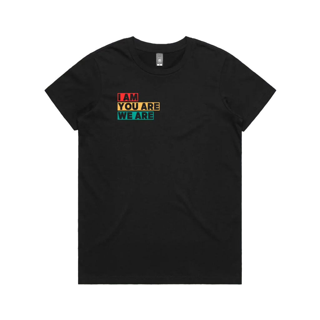 Black front flat lay
