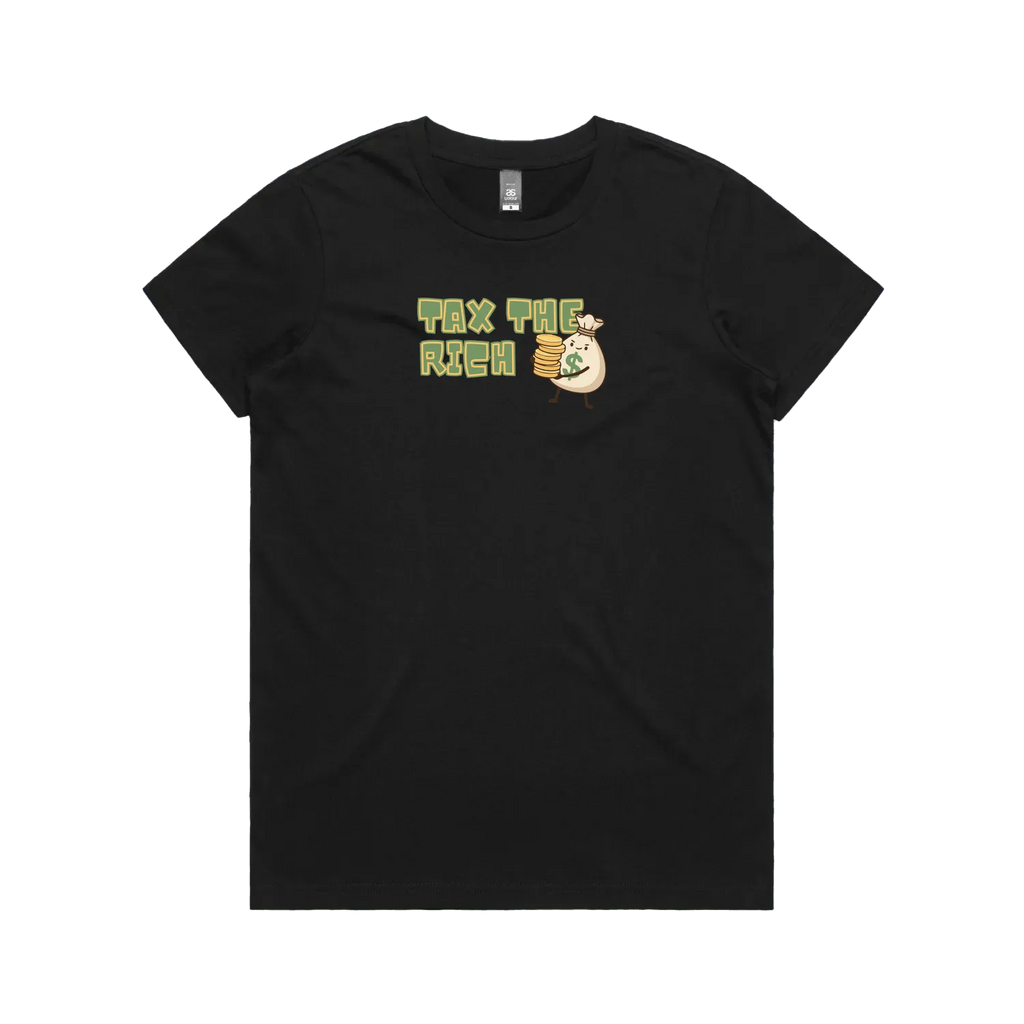 Black front flat lay