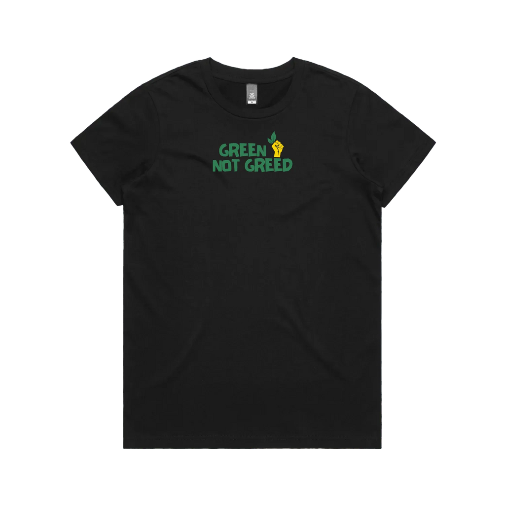 Black front flat lay