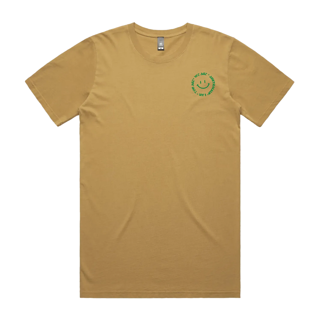 Faded Mustard front flat lay