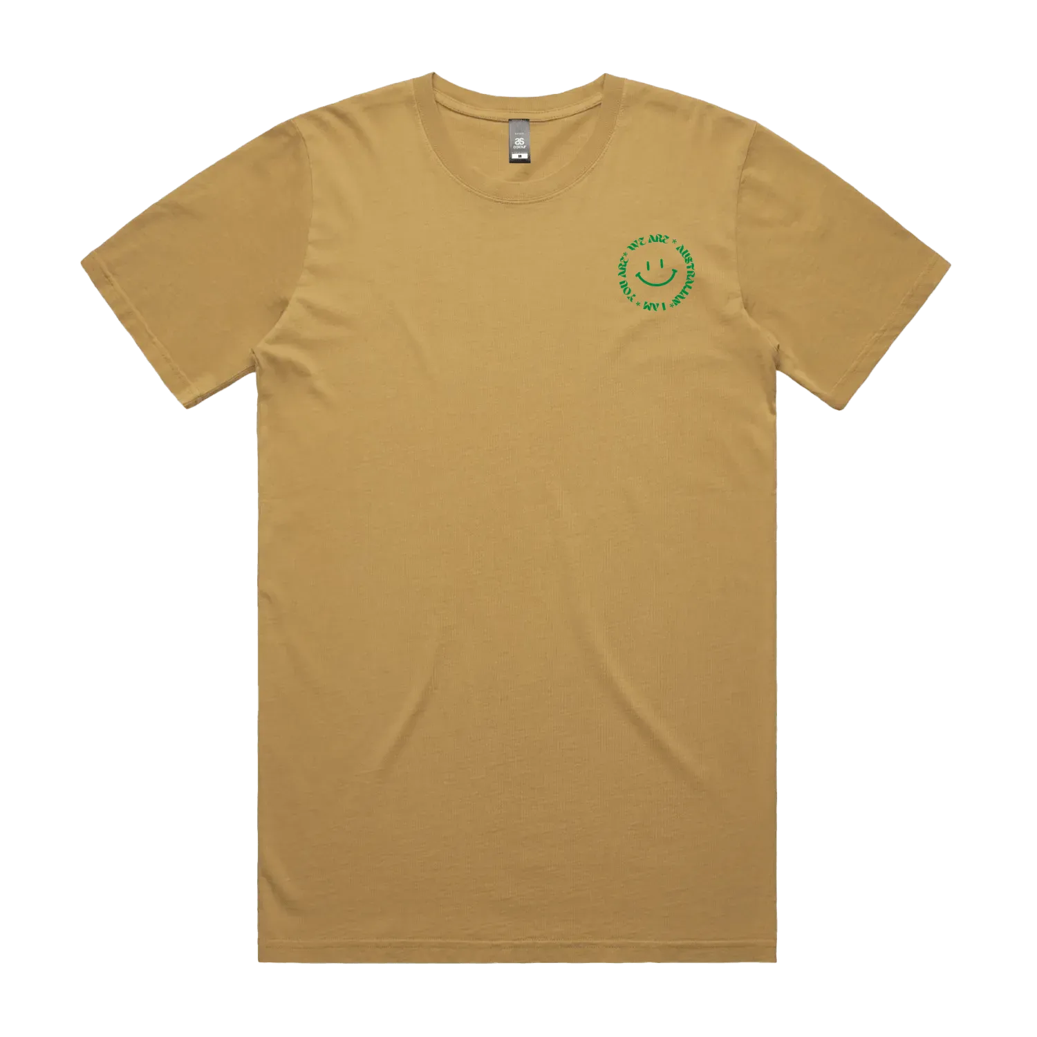 Faded Mustard front flat lay