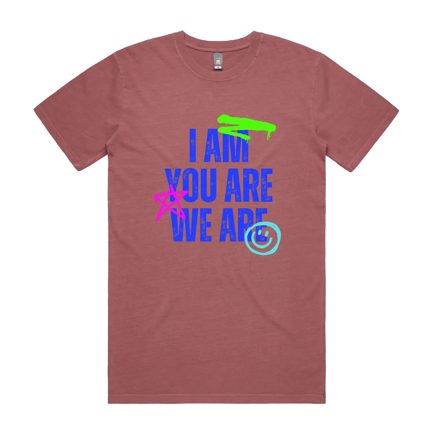 Faded Wine front flat lay