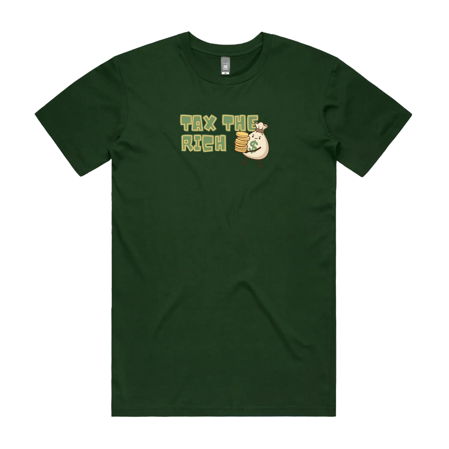 Forest Green front flat lay