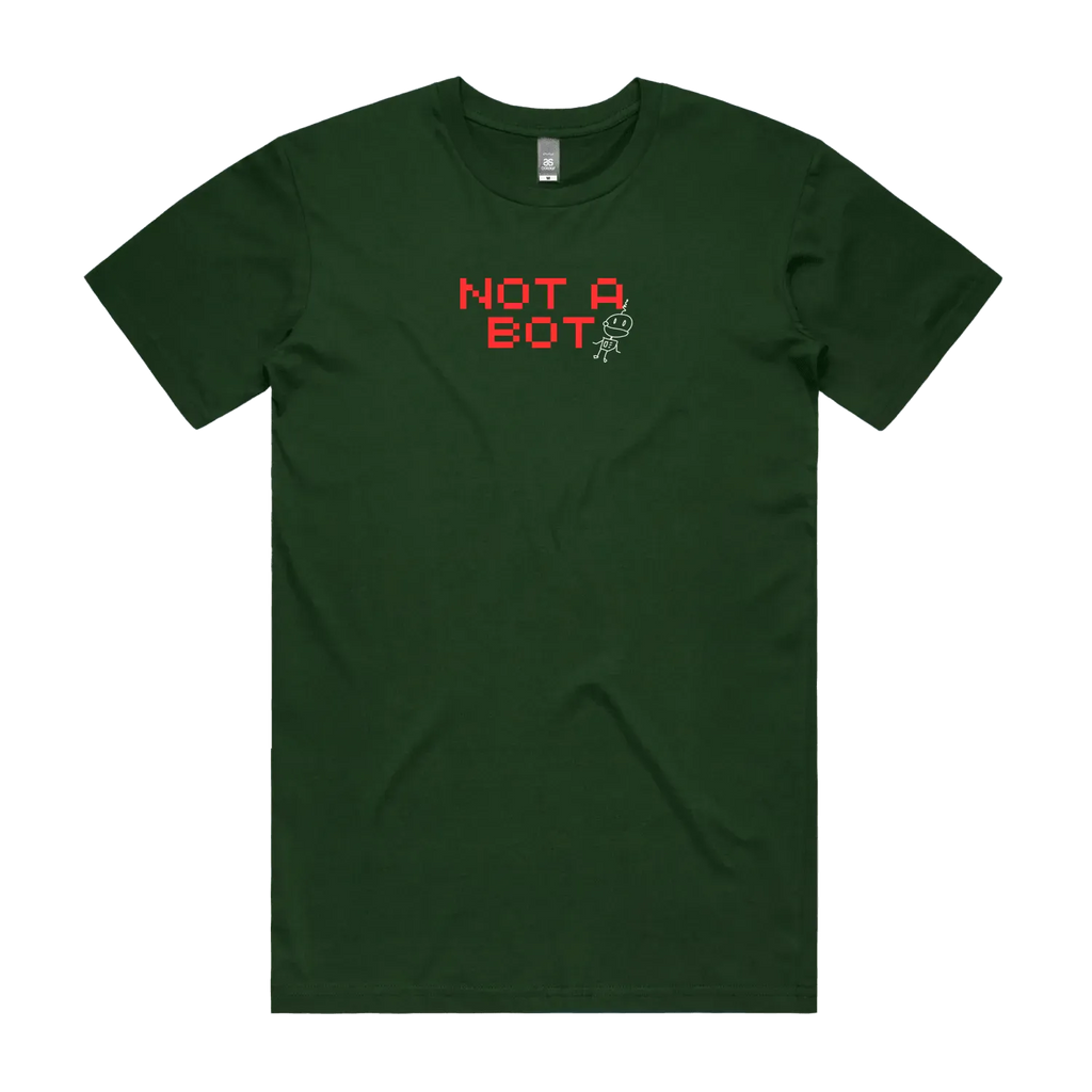 Forest Green front flat lay