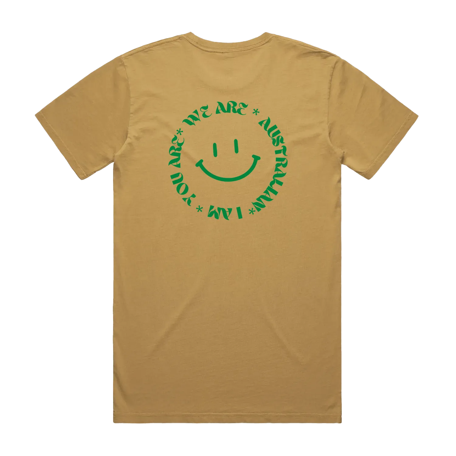 We Are Smiley Gold and Green Men's T-Shirt