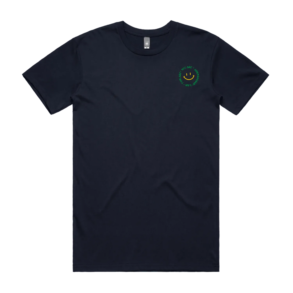 Navy front flat lay