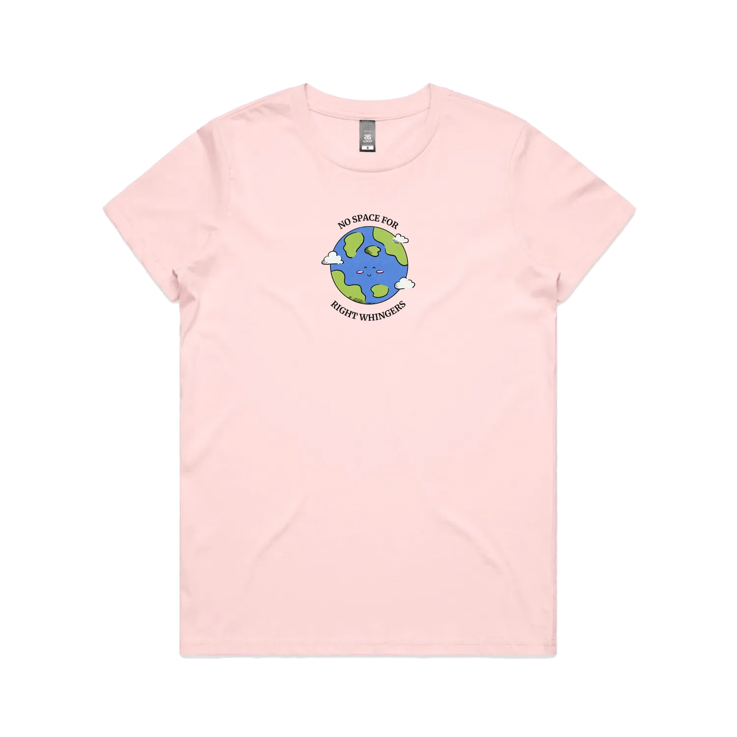 Pink front flat lay