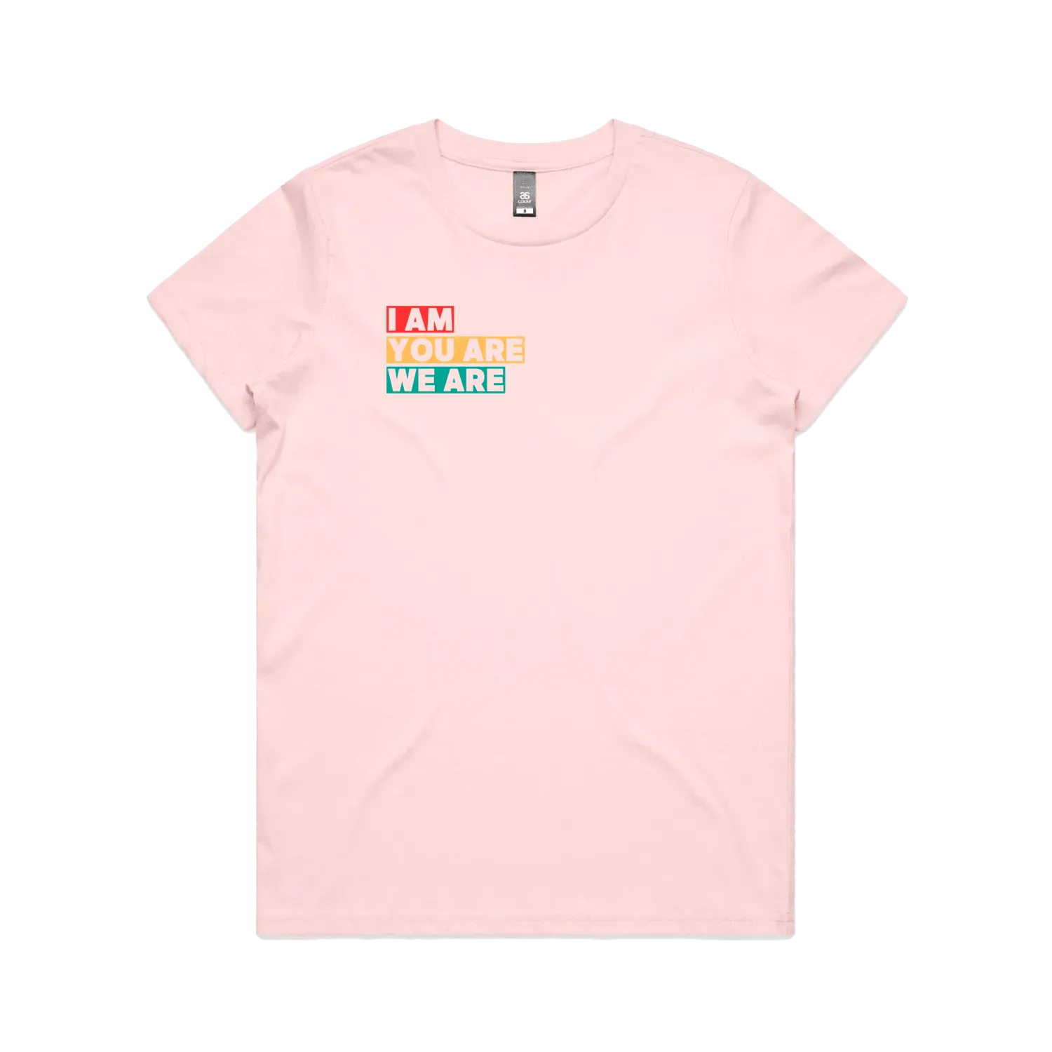 Pink front flat lay