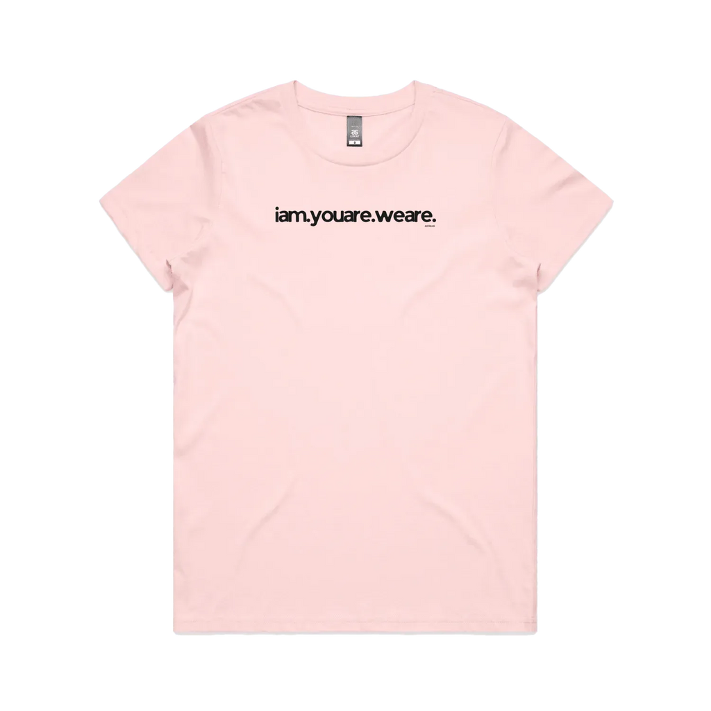 Pink front flat lay