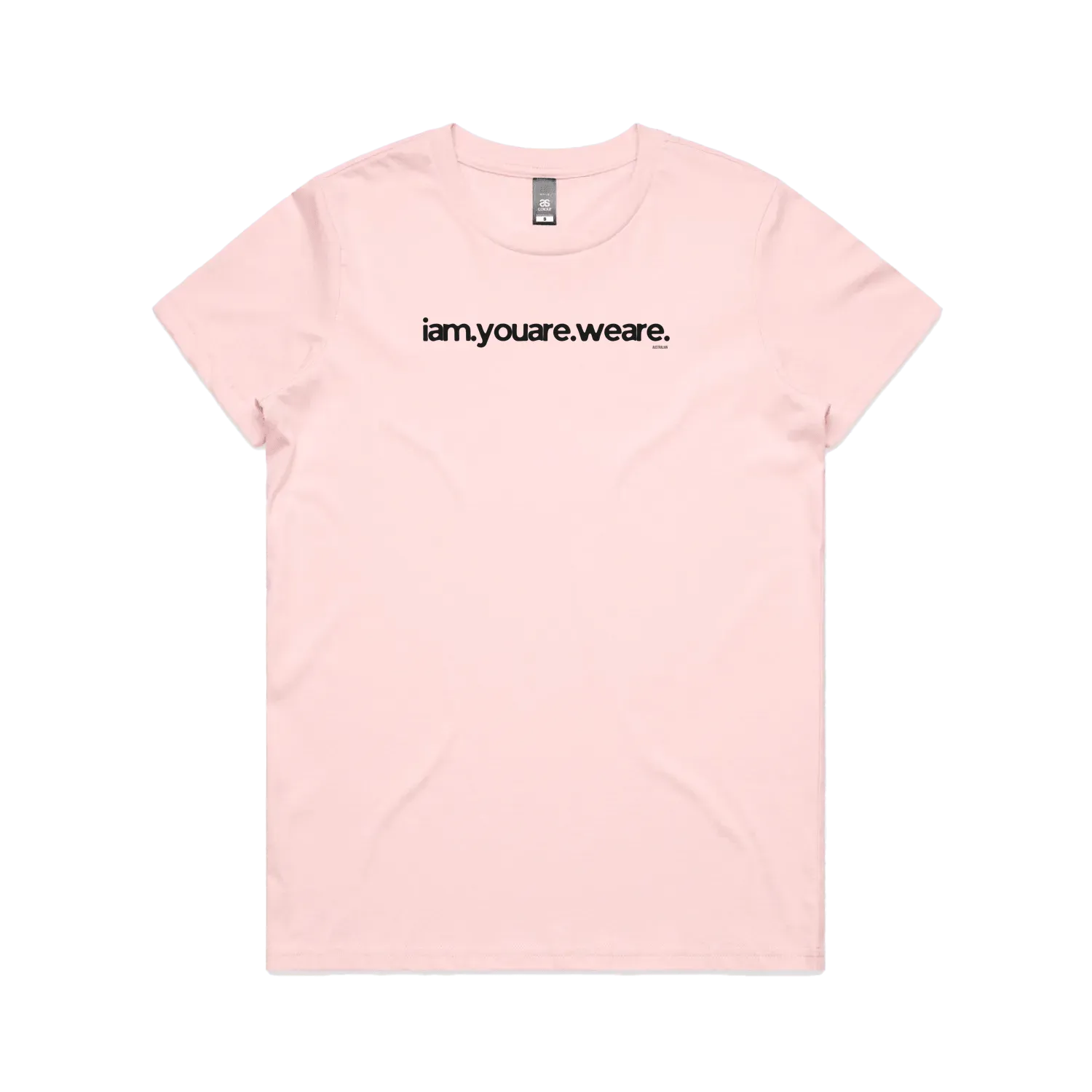 Pink front flat lay