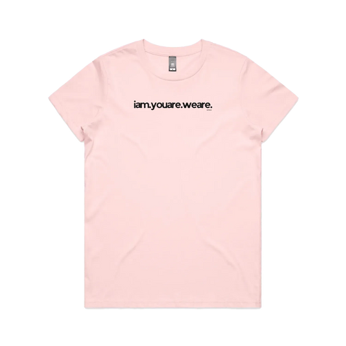 Pink front flat lay