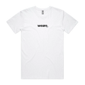 White front flat lay