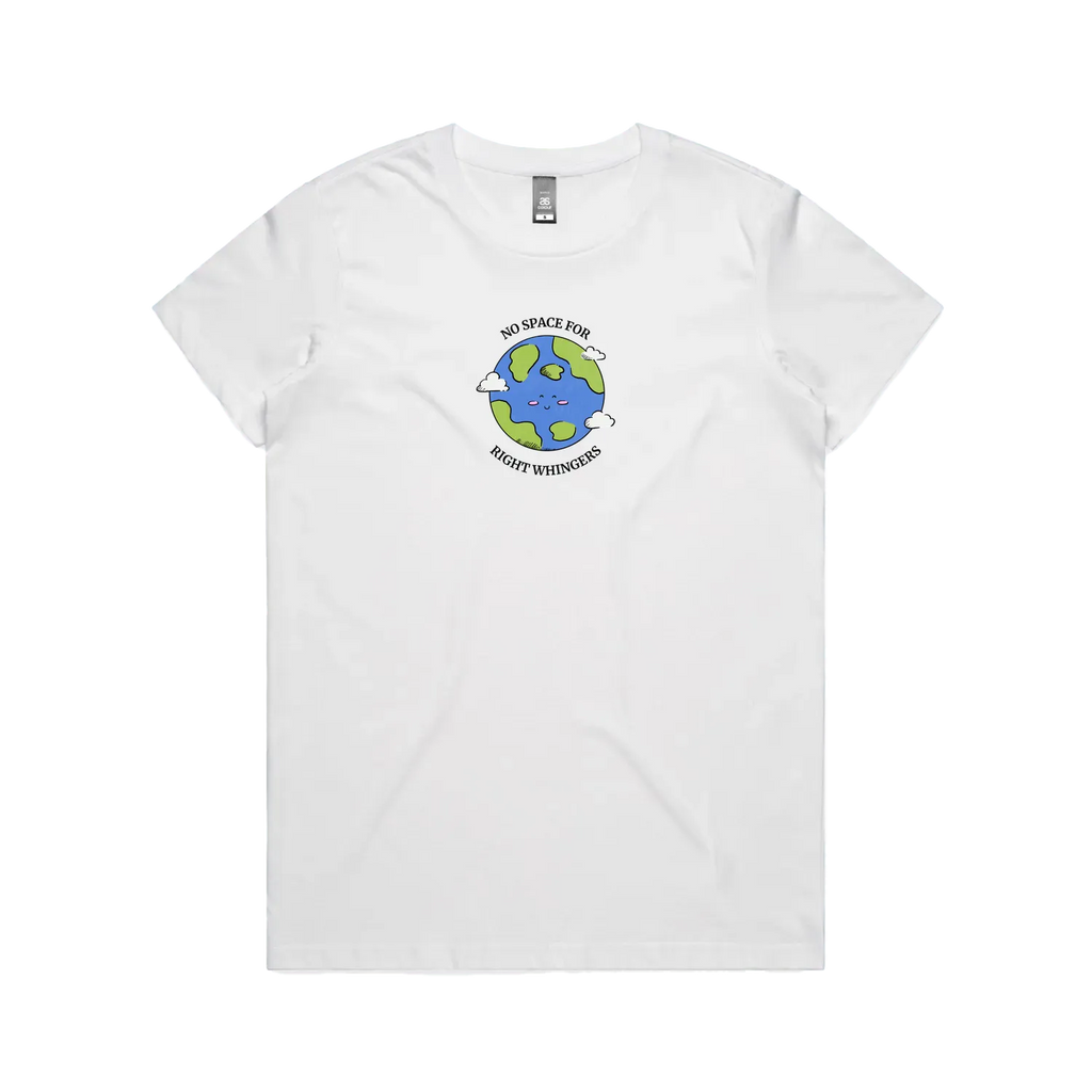 White front flat lay