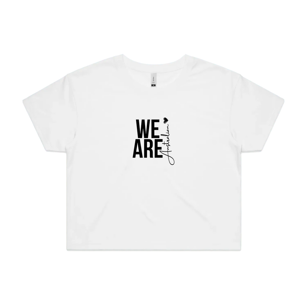 White front flat lay