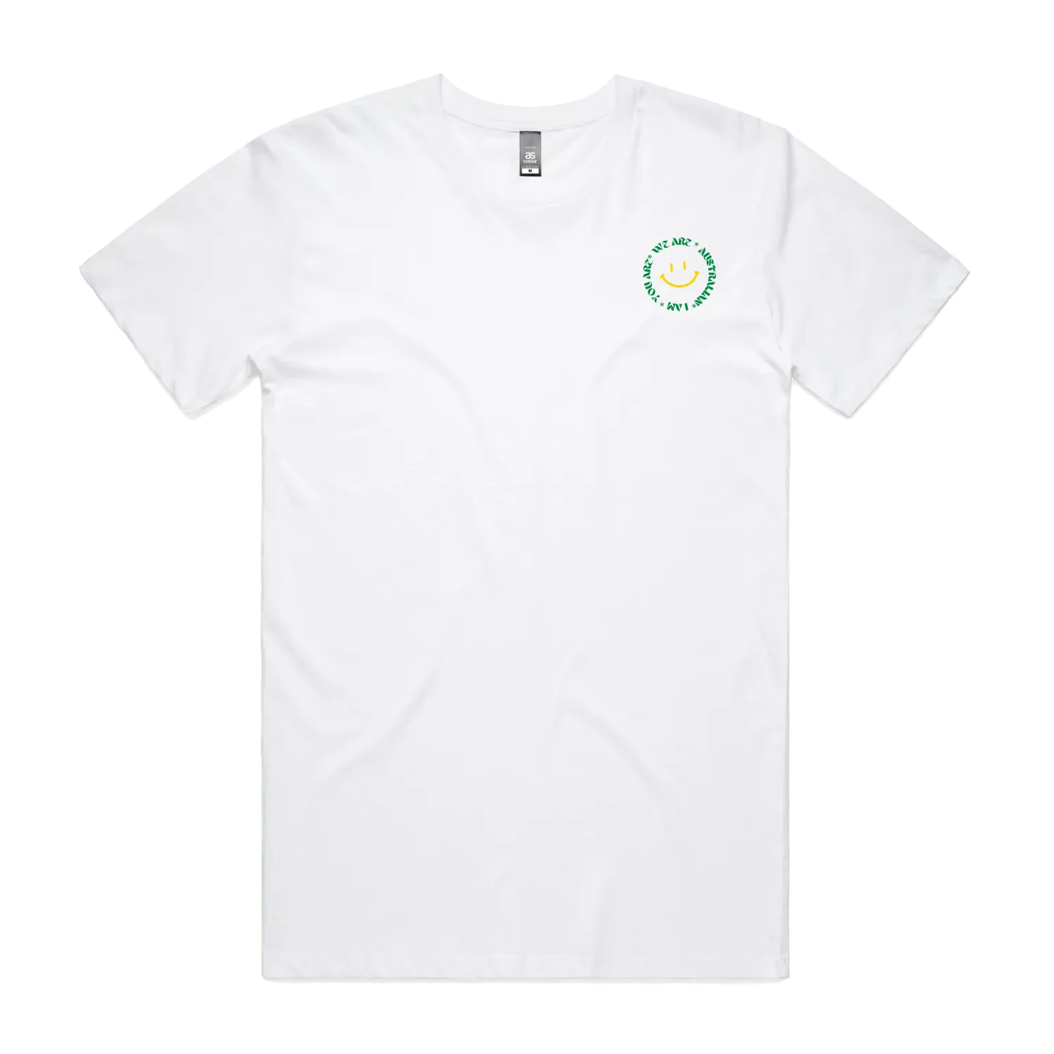 White front flat lay