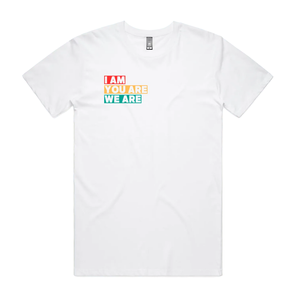 White front flat lay
