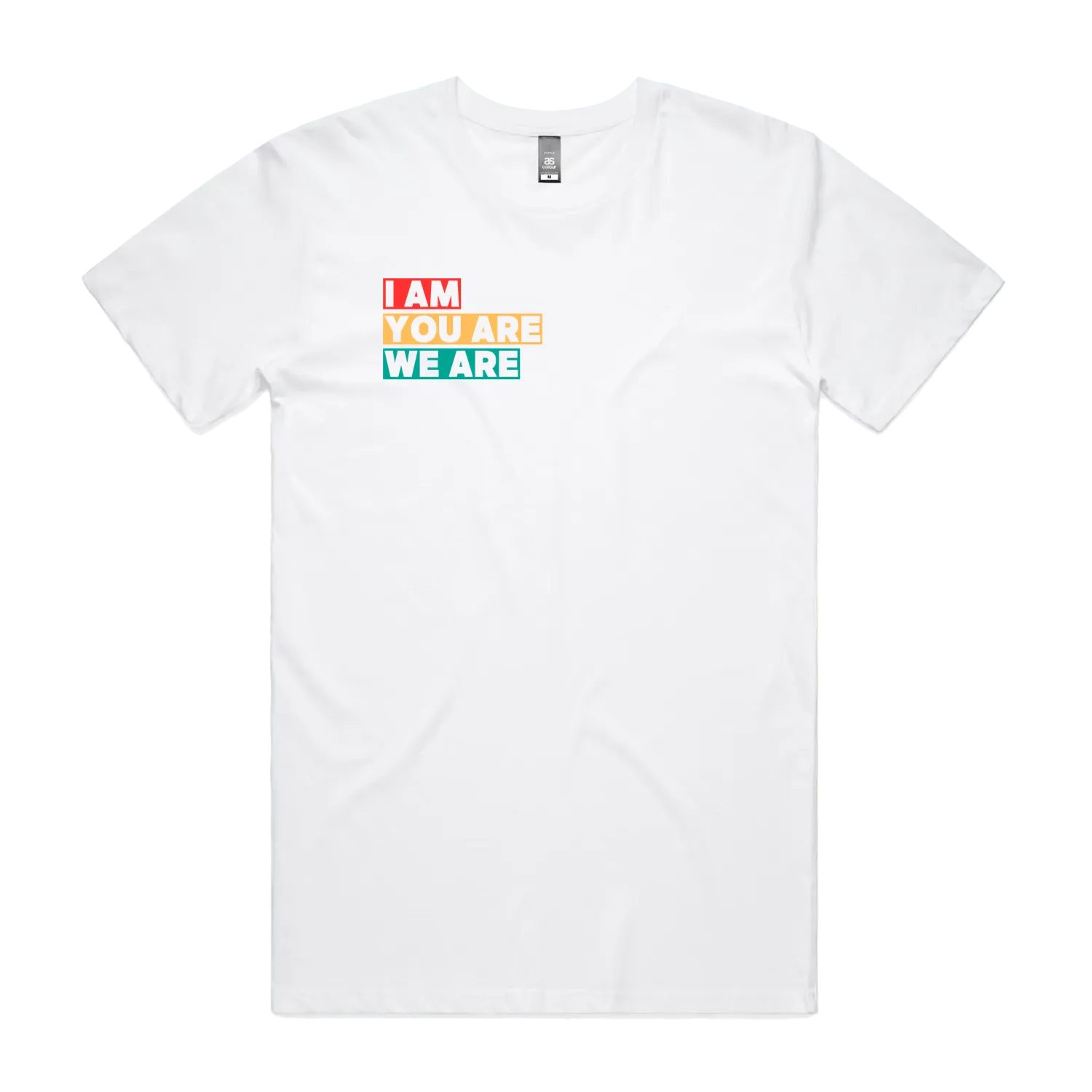 White front flat lay