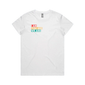 White front flat lay