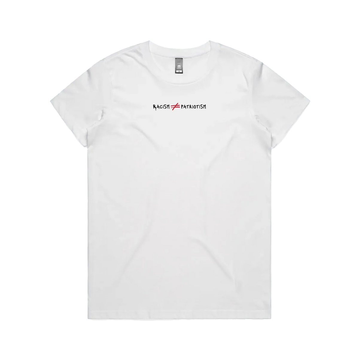 White front flat lay