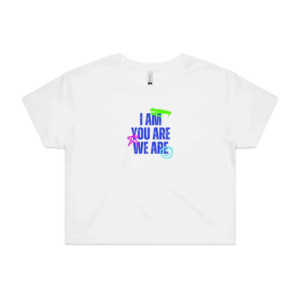 White front flat lay