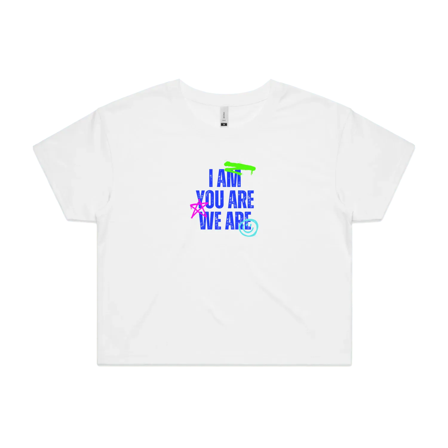 White front flat lay