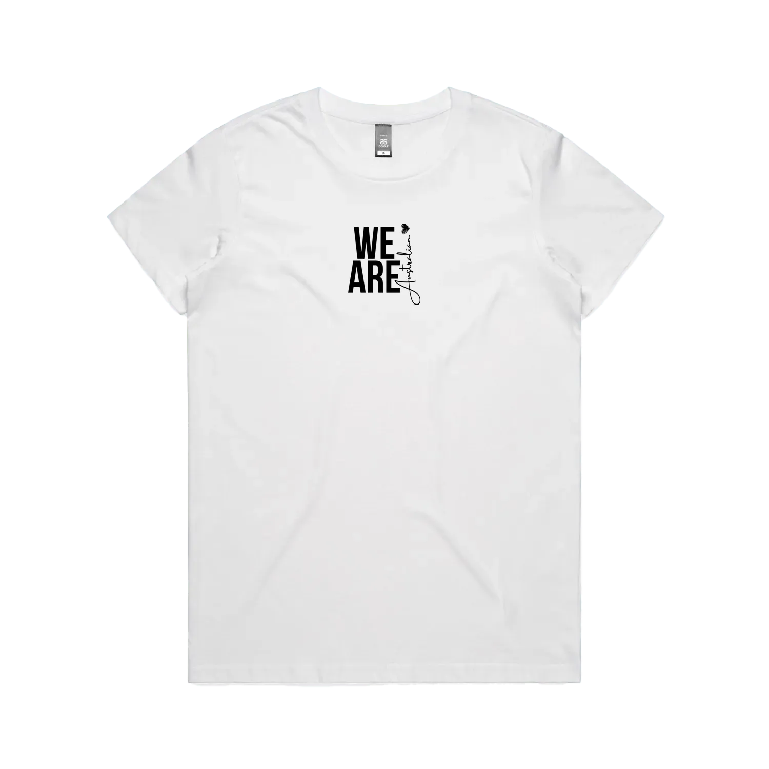White front flat lay