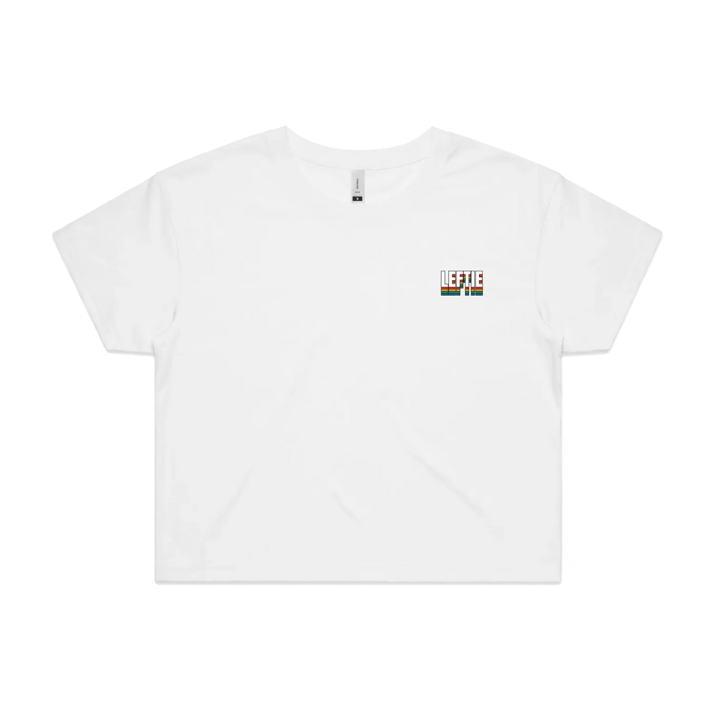 White front flat lay