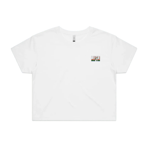White front flat lay