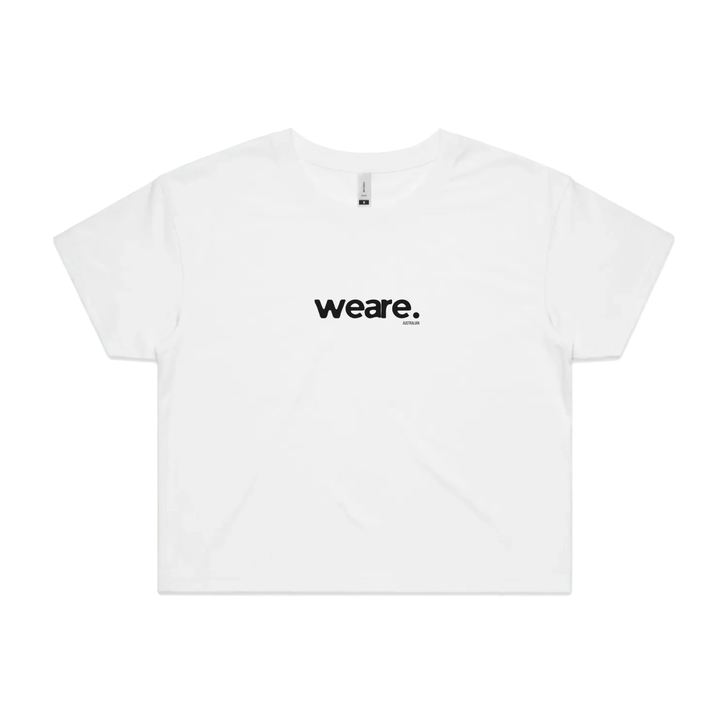White front flat lay