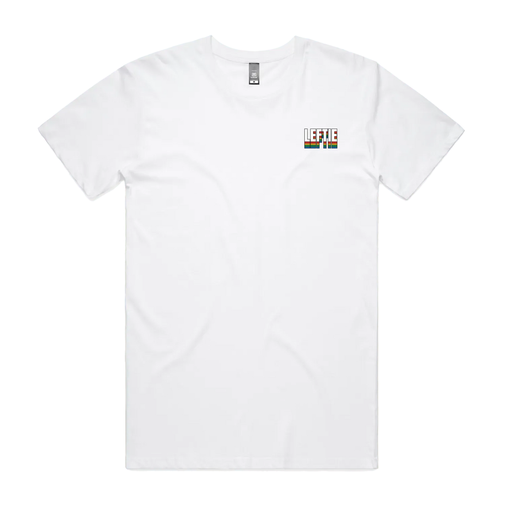White front flat lay