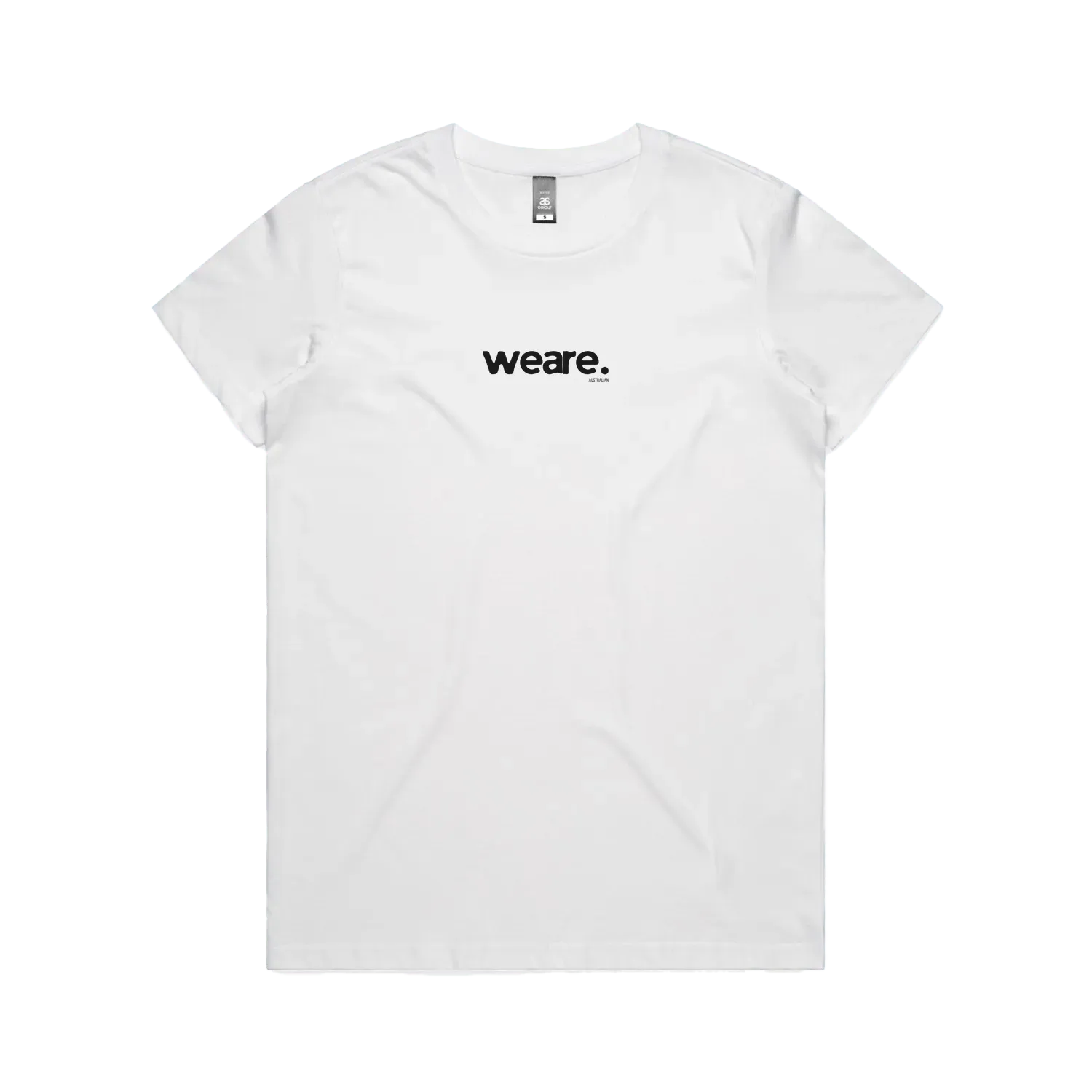 White front flat lay