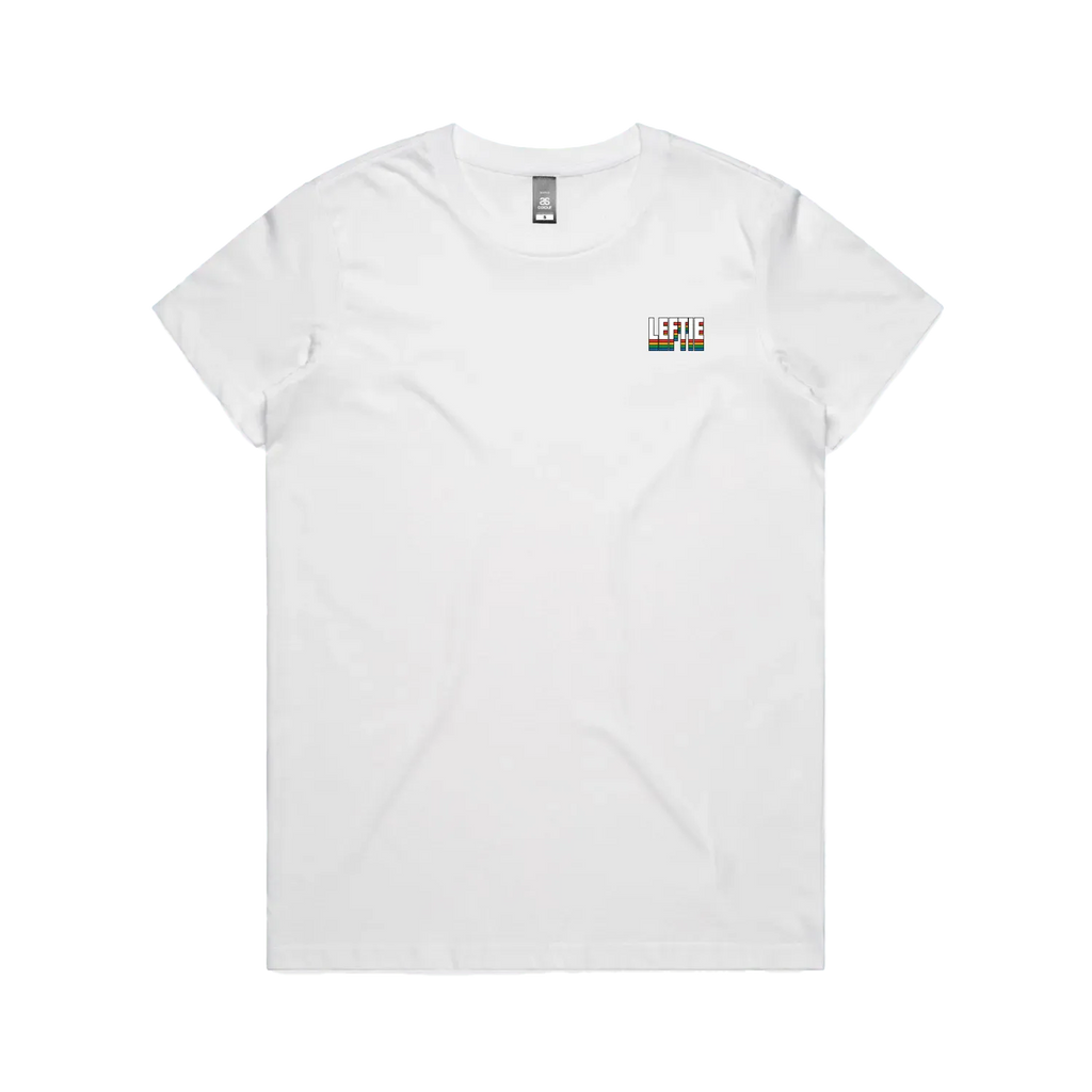 White front flat lay